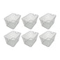 YBM HOME Kitchen Pantry Organizer Wire Basket for Shelves, Cabinets, Pantry, Countertop, Mesh Open Storage Bin Metal Basket for Organizing Food Supplies 14 x 10 x 9, Pack of 6, Silver - size: 14 in x 10 in x 9 in