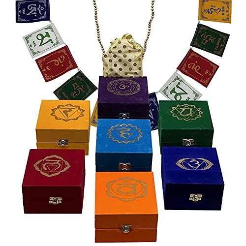 Chakra Singing Bowls Set Cuencos Tibetanos With Cushion Mallet Tulsi Beads Mala Tibetan Prayer Flag For Meditation Mindfulness - Style2 Size Small - color: Style#2 Small