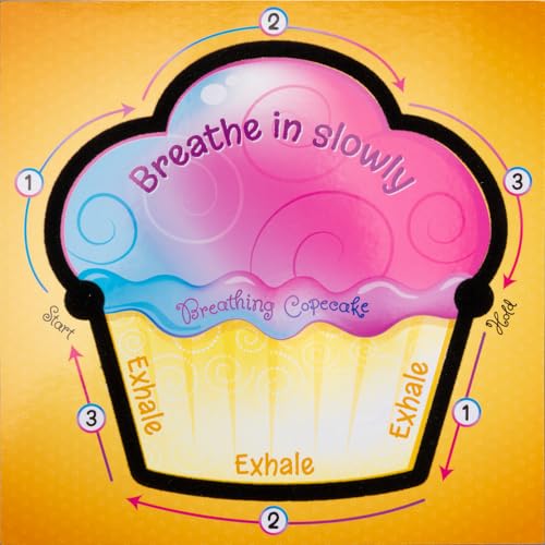 Really Good Stuff Tactile Breathing Copecake Cards - Social-Emotional Learning Tools for Children - Calming, Meditative Classroom Supplies - Promotes Relaxation & Helpful Breathing Techniques - style: Tactile Breathing Copecake