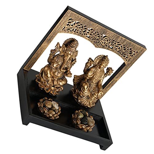 PRETYZOOM Buddha Statue Candle Holder Vintage Resin Ornament for Home Decor Meditation and Relaxation Serene Desktop Accent for Tranquil Spaces and Photography Props