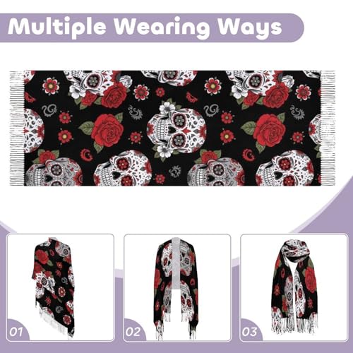 Big Oversized Long Scarves Pashmina Shawl Wrap Women gifts - color: Picture (643)