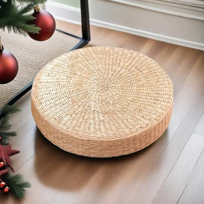 Generic Meditation Pillows for Sitting On Floor Adults Circle Floor Cushions Can Be Used As A Gift for Family and Friends, Log Colour