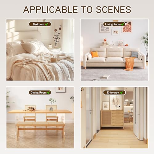 Furnimart Faux Fur Boho Bench Ottoman Upholstered Tufted Bench with Padded Seat, Footrest Foot Stool with Sturdy Metal Leg, for Bedroom Living Room Entryway - color: Fur Ivory White
