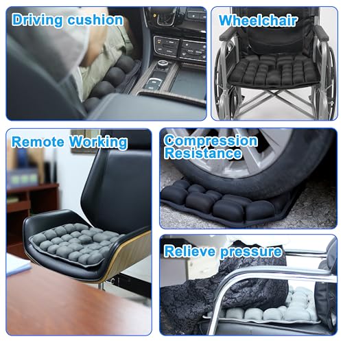 Sondor Travel Cushion,Airplane Cushion Seat for Long Fly,Inflatable Seat Cushion for Airplane,Stadium Seats,Office Chair, Wheelchair, Cars, Home Living