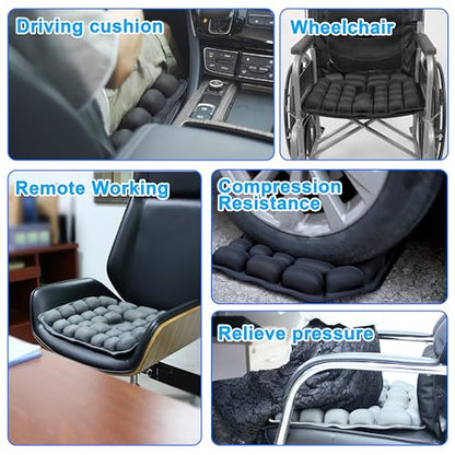 Sondor Travel Cushion,Airplane Cushion Seat for Long Fly,Inflatable Seat Cushion for Airplane,Stadium Seats,Office Chair, Wheelchair, Cars, Home Living