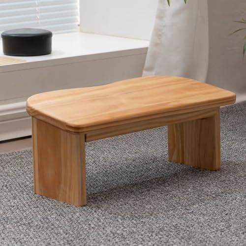 Large Kneeling Stool, Meditation Stool, Solid Wood Meditation Stool, Foldable Sitting Stool, Kneeling Stool, Easy to Carry,B - color: B