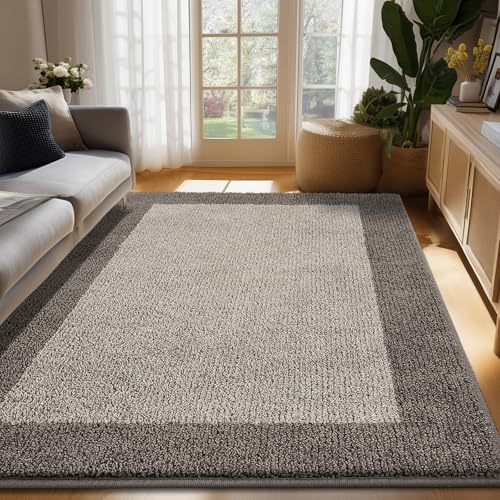 Washable Area Rug 48" x 72", Non Slip Kitchen Rug for Floor, Absorbent Entrance Runner Rug for Bedroom, Living Room, (Roll Packing) - color: Beige, size: 48" X 72"