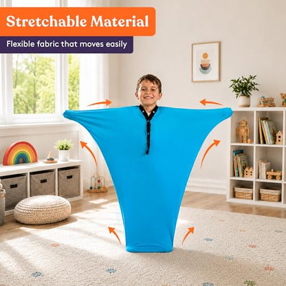 Special Supplies Sensory Body Sock Full-Body Wrap to Relieve Stress, Stretchy, Breathable Cozy Sensory Sack for Boys, Girls - size: Small (Pack of 1)