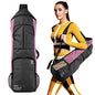 Yoga Mat Bag Carrier - Large Pockets & Water Bottle Holders. Yoga Backpack Fits 0.5" Thick x 26" Wide Mats. Hands-Free, Left-Right Switchable, Yoga, Gym, Cycling - color: Purple
