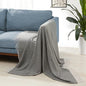 Amazon Basics Cozy Room Décor Throw Blanket, Lightweight, Recycled Polyester, Dark Gray and Light Gray Herringbone, 50"x 60" - color: Dark Gray and Light Gray Herringbone, style: Woven