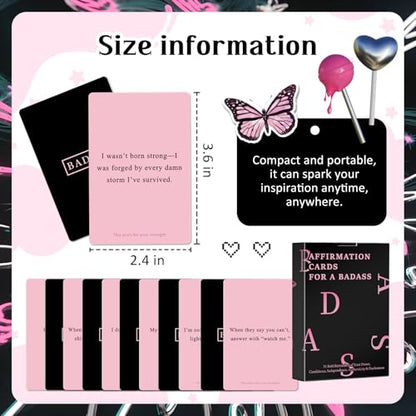Affirmation Cards For Women, Inspirational Gifts For Girl, Daily Positive Affirmations For Women, Friend Gifts, And Self-Care Items