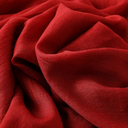 Pashmina Shawl Party Wraps Evening Dress Bridesmaid Long Cotton Scarves for Wedding - color: Wine Red 12
