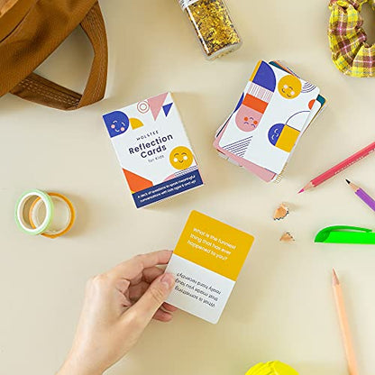 Holstee Family Bundle: Reflection, Kids Reflection & Gratitude Decks | 3-Pack for Meaningful Conversation