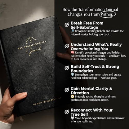 100-Day Guided Journal with Prompts – Daily Reflection & Personal Growth Journal for Mental Wellness | Personal Development Workbook by SNAPNSTART