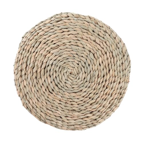 Meditation Cushions Yoga Cushion Meditation florensi Meditation Cushion Round Straw Cushion Yoga Meditation Cushion Silk Padding Floor Mat (Khaki1)
