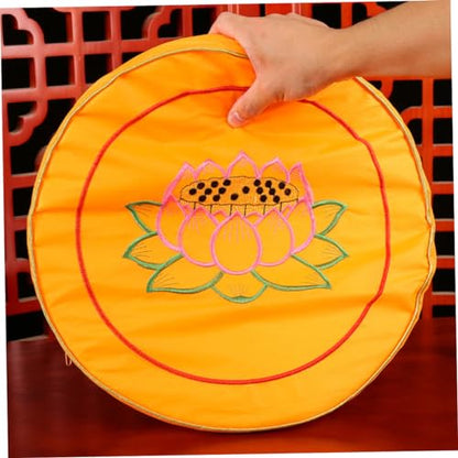 MAGICLULU 2pcs Round Meditation Cushions Lightweight Seating Mat for Prayer Worship Versatile Kneeling Pad for Buddhist Practices Compact Design for Comfort