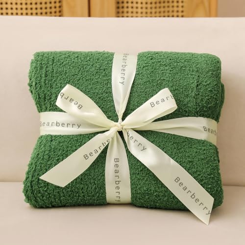 bearberry Super Soft Fluffy Throw Blanket Lightweight Cozy Warm Throw Blankets for Couch Bed Sofa All Season (Avocado Green, 53”x71”) - color: Avocado Green, size: Throw XL(53″x71″)