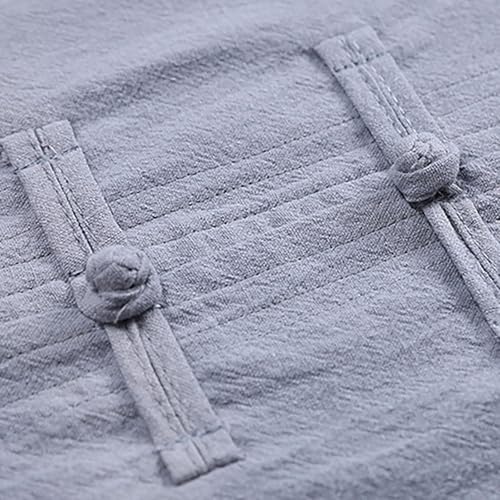 Meditation Clothing,Lay Buddhist Clothes for Women Buddhist Meditation Clothes Unisex Retro Buddhist Clothes Summer - color: White, size: Large