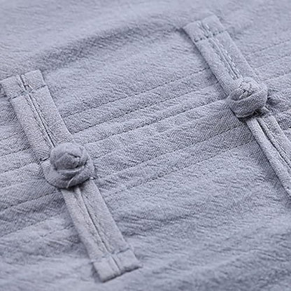 Meditation Clothing,Lay Buddhist Clothes for Women Buddhist Meditation Clothes Unisex Retro Buddhist Clothes Summer - color: White, size: Large