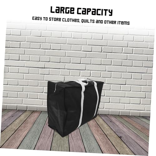 Reinforced Clothes Storage Bag Large Duffle Bag Zipper for Moving Comforter and Home Organization