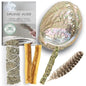 Ancient VEDA Sage Smudge Kit | Blue Sage, Sweetgrass & Palo Santo Sticks - Meditation, Yoga & Home Cleansing Kit - color: Blue Sage, size: Healer's Kit