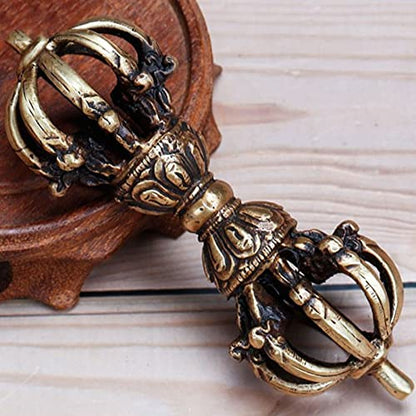 Hand Bell, Buddhist Meditation Bell And Dorje Set