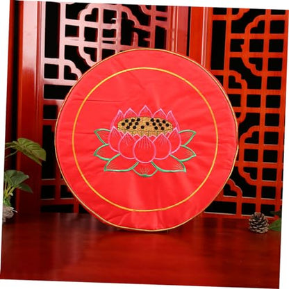 MAGICLULU 2pcs Round Meditation Cushions Lightweight Seating Mat for Prayer Worship Versatile Kneeling Pad for Buddhist Practices Compact Design for Comfort