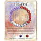 Bivei Protection Bracelet, Strength Crystal Healing Bracelet 8MM - Spiritual Stretch Beaded Jewelry for Women Men Gift - color: Health