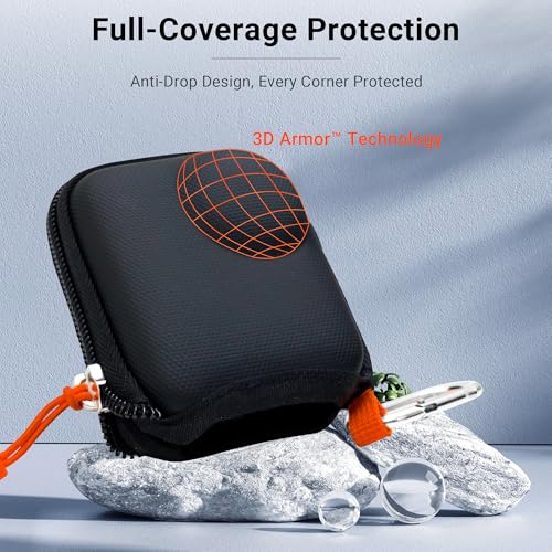 CYNOVA Osmo Nano Carrying Case for DJI Osmo Nano Accessories, Hard Shell Travel Storage Case with DJI Osmo Nano Screen Protector (2 Set)
