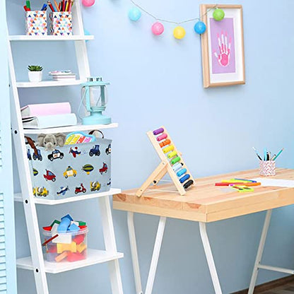 Rectangle Storage Basket, Storage Bins with Handles, Books Box, Gift Baskets(Car) - color: Car