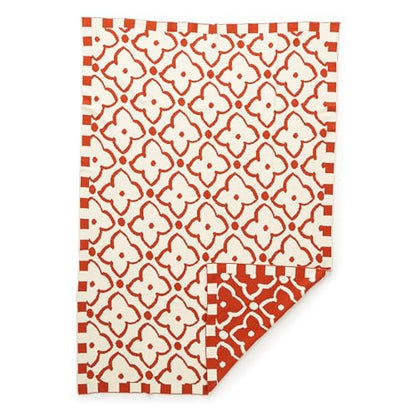 Vera Bradley Women's Cotton Double Knit Throw Blanket - color: Moorish Potter's Clay
