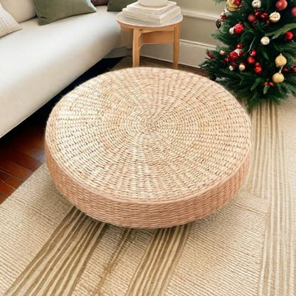 Generic Meditation Pillows for Sitting On Floor Adults Circle Floor Cushions Can Be Used As A Gift for Family and Friends, Log Colour