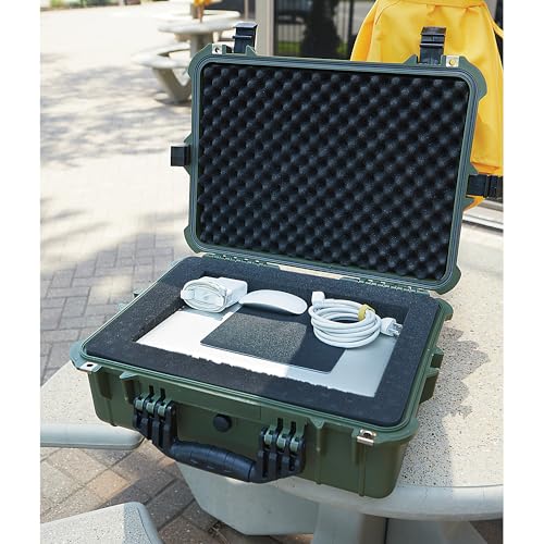 Strongway 20in. Plastic Waterproof Storage Case, Green, Model# MJ-6060_GRN - color: Green