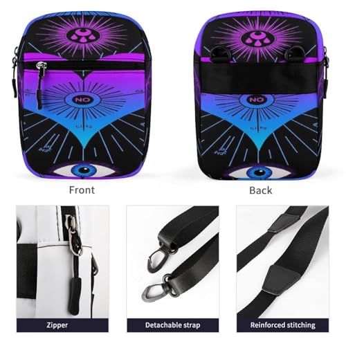 Stylish Messenger Bags Easy to Clean, Sling Backpack with Zipper, Crossbody Bag for Gym - color: Picture(348)