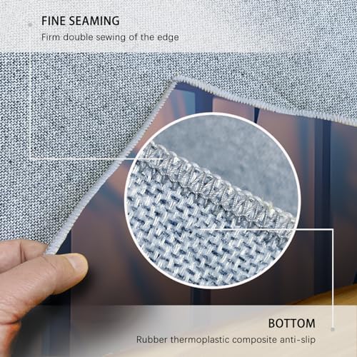 Meditation Area Rugs Relaxing Rugs for Room Decor Modern Non-Slip Carpets Ultra-Thin Machine Washable Rug for Living Room Decor 4'x6' - size: 4' x 6' (Rectangular)