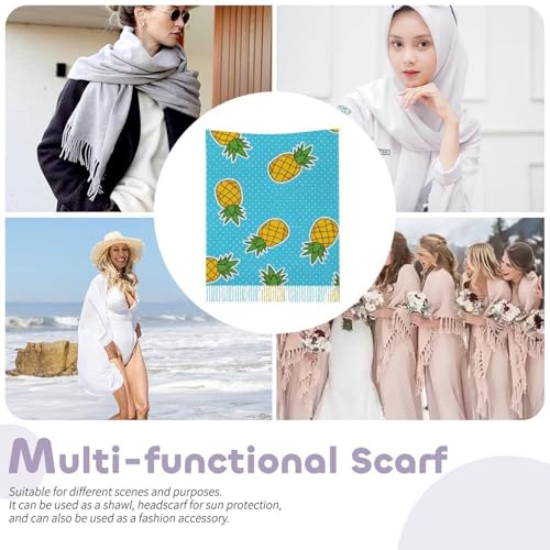 Autumn Winter Pashmina Shawls Wraps Scarf for Woman Girl - color: Picture (618)
