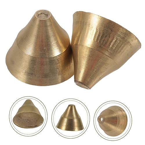 2pcs Copper Meditation Bells Ethnic Style Tingsha Bells for Relaxation and Ceremonies Percussion Instruments Rich Sound