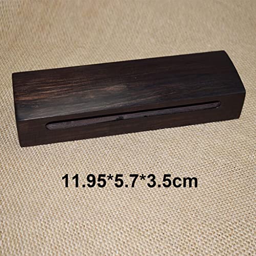 Wooden Mallet Block,Black Sandalwood High-pitched Square Clapper,Hand-made Solid Hardwood,Loud And Resonant Tone, Percussion Instrument Clapper With Percussion Stick