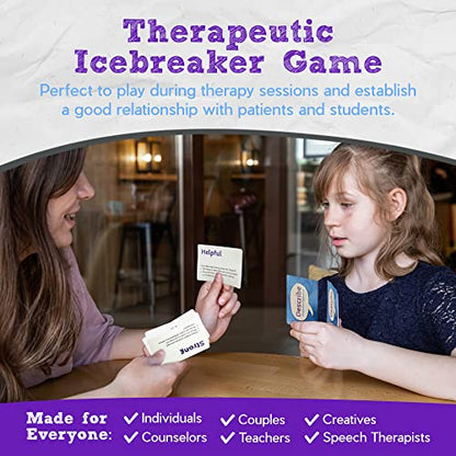 Describe Cards - All The Things Box, Over Two Dozen Games and Learning Activities for Families, Therapy, School, and More. Bundle Includes Deck One & Deck Two Conversation Cards with Activity Board.