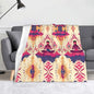 Yoga Meditation Prints Blankets Throws - Lightweight Warm Comfortable Soft Durable Home Practical Rest Outdoor