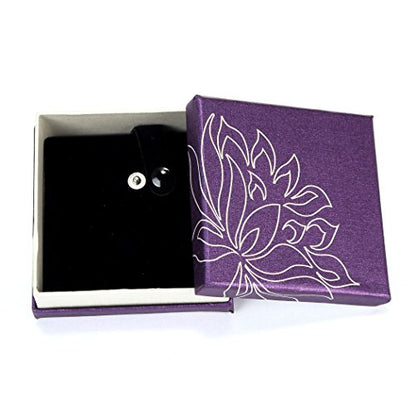 BRCbeads Gemstone Bracelets Natural Gemstone Birthstone Handmade Healing Power Crystal Beads Elastic Stretch 7.5 Inch Gift Box Unisex - color: Silver Hematite