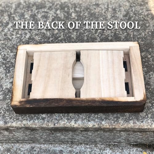 Foldable and Portable Meditation Bench - Seiza Stool, Suitable for Mindfulness Practice, Prayer, Yoga and Travel. Multiple uses: Step Stool, Decorative Shelf, Lightweight, eco-Friendly