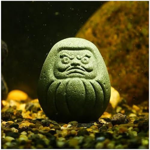 Aquarium Buddha Statue Japanese Fish Tank Stone Statues Bonsai Figurines Zen Garden Feng Shui Praying Decoration
