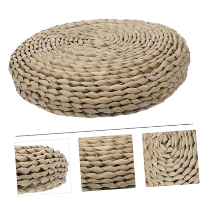 MAGICLULU Thicken Meditation Mat Hand-Made Woven Cushion Japanese Style Cotton Filled Yoga Pillow Photo Background Mat