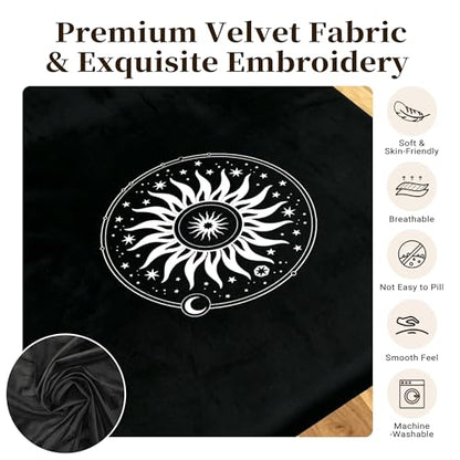 Meditation Cushion Set with High-Density Foam : 26.4" Large Floor Pillow for Yoga, Meditation, Sitting，Zafu & Zabuton Removable Washable Luxe Velvet Cover - color: B