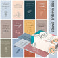 100 Affirmation Cards for Women and Men With 150+ Thought-Provoking Questions, Unique Affirmation cards for stress Relief, Meditation and Self Care Gift For Women and Men. - color: 100Earth