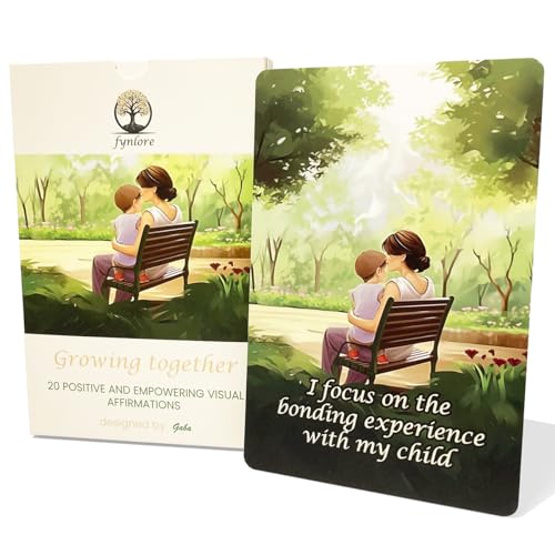 Illustrated Affirmation Cards for Mothers – 20 Original Designs with Encouraging Messages for Everyday Situations. A Distinctive Gift for New Moms & Beyond.