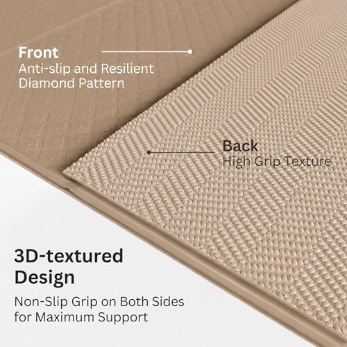 Foldable Yoga Exercise Mat – Lightweight, Anti-Slip, and Easy to Store for Yoga, Pilates, Home Workouts, and Floor Exercises