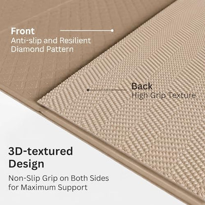 Foldable Yoga Exercise Mat – Lightweight, Anti-Slip, and Easy to Store for Yoga, Pilates, Home Workouts, and Floor Exercises