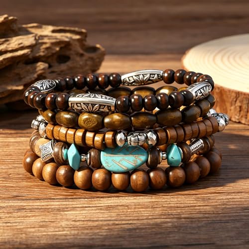 Gothic Bracelet Adjustable Punk Braided Leather Multilayer Grunge Set Bracelets Emo Metal Cuff Wrap Bangles Meaningful Gift - color: J-BZ-62